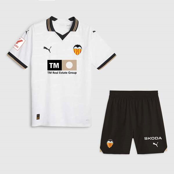 Camiseta Valencia 1ª Niño 2023/24
